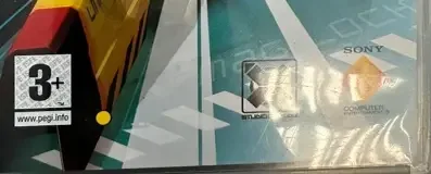 Wipeout Pulse, the PEGI square on its front