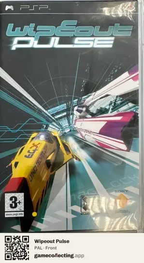 Wipeout Pulse PlayStation Portable, PAL box front