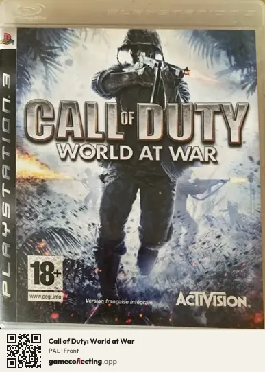 Call of Duty: World at War PlayStation 3, PAL box front