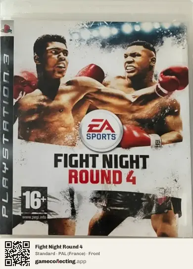 Fight Night Round 4 PlayStation 3, France box front