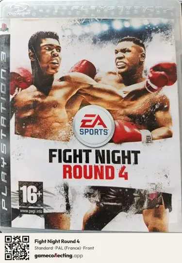 Fight Night Round 4 PlayStation 3, France box front