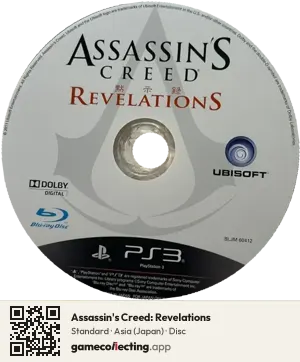Assassin's Creed: Revelations PlayStation 3, Asia disc