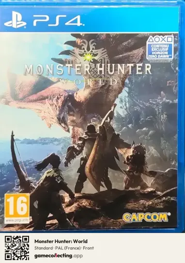 Monster Hunter: World PlayStation 4, France box front