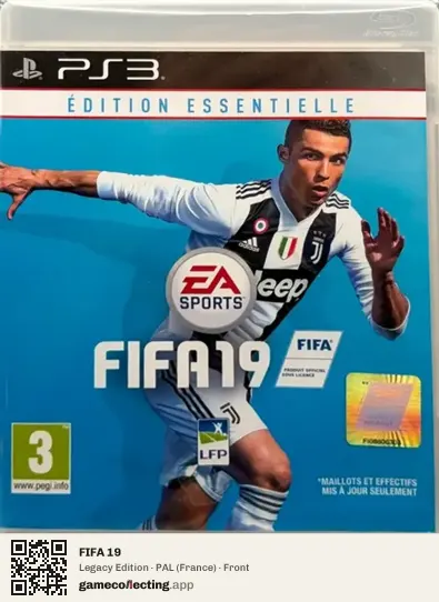 FIFA 19 PlayStation 3, France box front