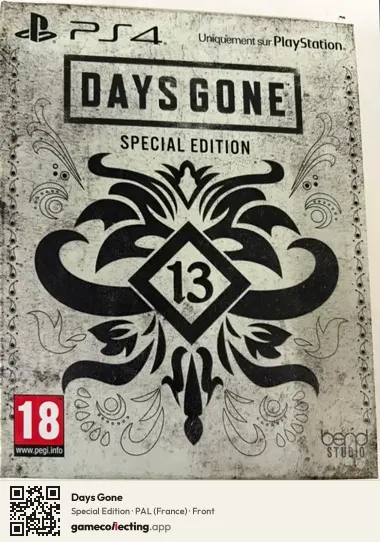 Days Gone PlayStation 4, France box front
