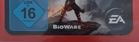 Dragon Age: Inquisition, the USK square on its front