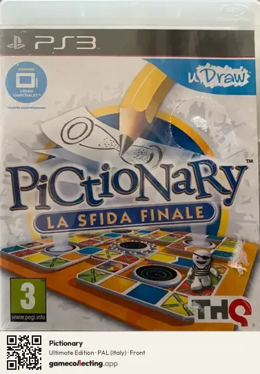 Pictionary PlayStation 3, Italy box front
