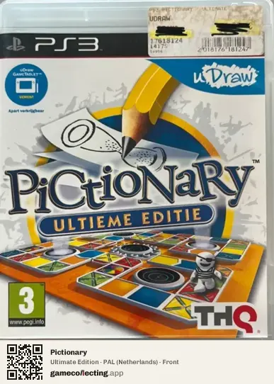 Pictionary PlayStation 3, Netherlands box front