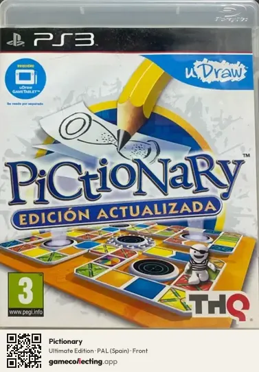 Pictionary PlayStation 3, Spain box front