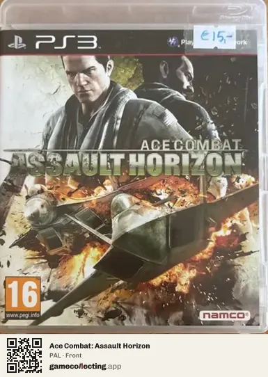 Ace Combat: Assault Horizon PlayStation 3, PAL box front