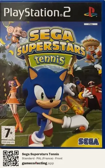 Sega Superstars Tennis PlayStation 2, France box front