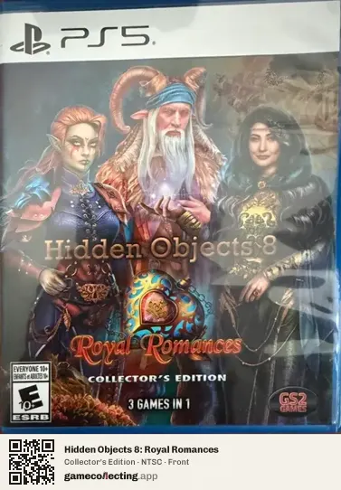Hidden Objects 8: Royal Romances PlayStation 5, NTSC box front