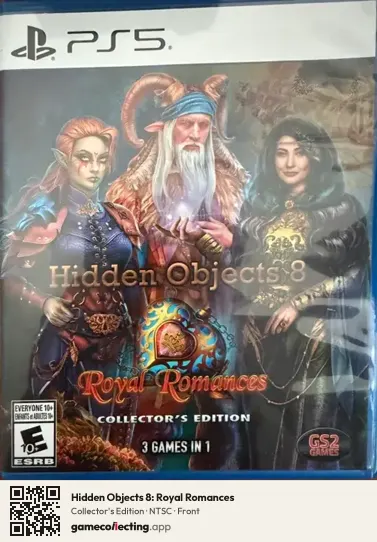 Hidden Objects 8: Royal Romances PlayStation 5, NTSC box front