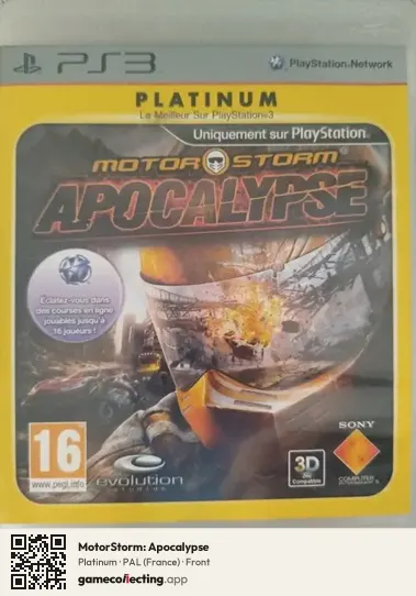 MotorStorm: Apocalypse PlayStation 3, France box front