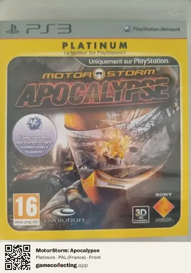 MotorStorm: Apocalypse PlayStation 3, France box front