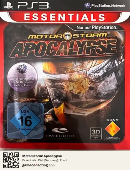 MotorStorm: Apocalypse PlayStation 3, Germany box front