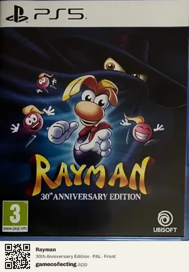 Rayman PlayStation 5, PAL box front