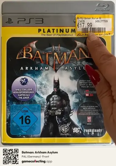 Batman: Arkham Asylum PlayStation 3, Germany box front