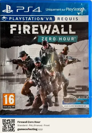 Firewall Zero Hour PlayStation 4, France box front