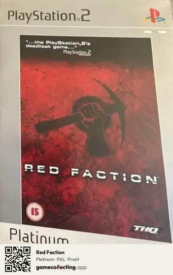 Red Faction PlayStation 2, PAL box front