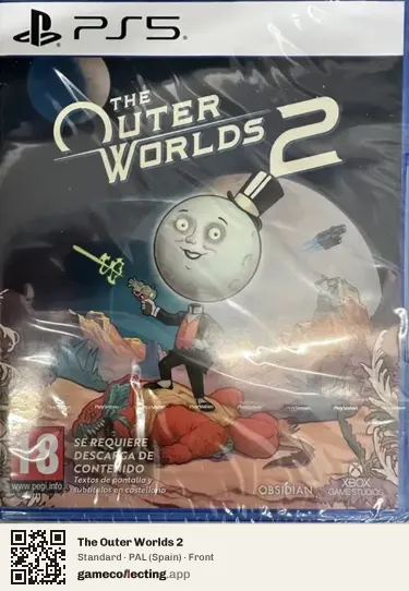 The Outer Worlds 2 PlayStation 5, Spain box front