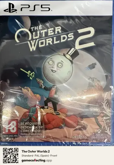 The Outer Worlds 2 PlayStation 5, Spain box front