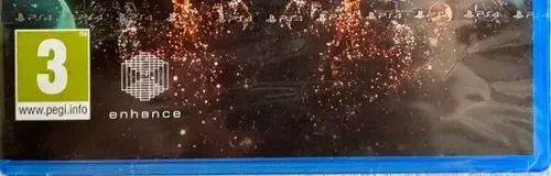 Tetris Effect, the PEGI square on its front