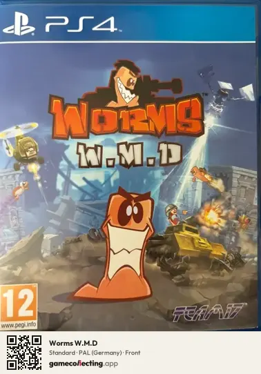 Worms W.M.D PlayStation 4, Germany box front