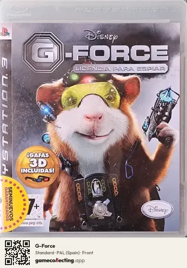 G-Force PlayStation 3, Spain box front