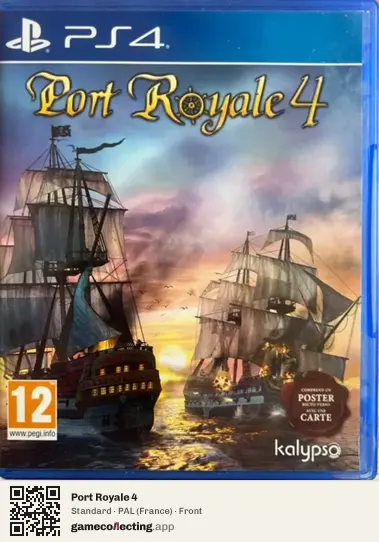 Port Royale 4 PlayStation 4, France box front