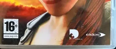 Lara Croft Tomb Raider: Legend, the PEGI square on its front