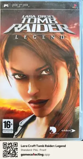 Lara Croft Tomb Raider: Legend PlayStation Portable, PAL box front