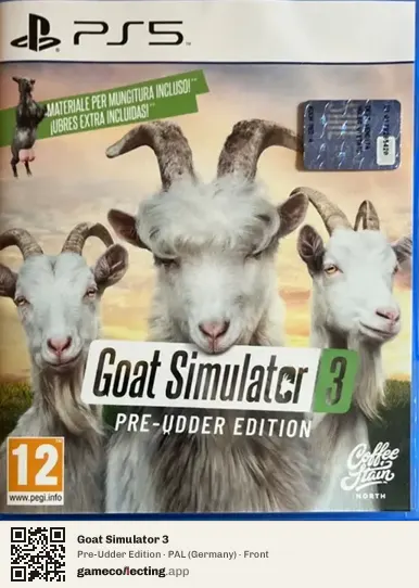 Goat Simulator 3 PlayStation 5, Germany box front
