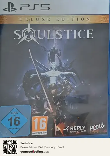 Soulstice PlayStation 5, Germany box front