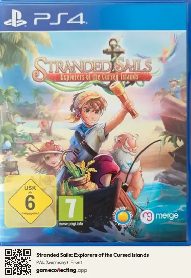 Stranded Sails: Explorers of the Cursed Islands PlayStation 4, Germany box front