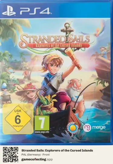 Stranded Sails: Explorers of the Cursed Islands PlayStation 4, Germany box front
