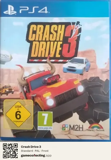 Crash Drive 3 PlayStation 4, PAL box front