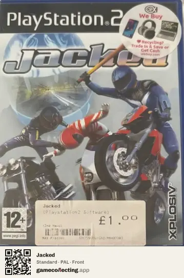 Jacked PlayStation 2, PAL box front