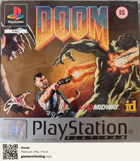 Doom PlayStation, PAL box front