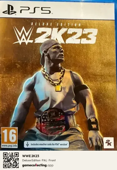 WWE 2K23 PlayStation 5, PAL box front