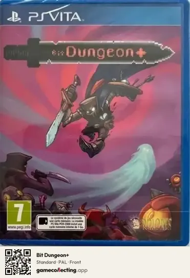 Bit Dungeon+ PlayStation Vita, PAL box front