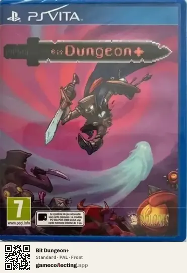Bit Dungeon+ PlayStation Vita, PAL box front
