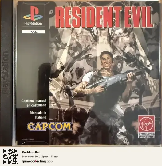 Resident Evil PlayStation, Spain box front
