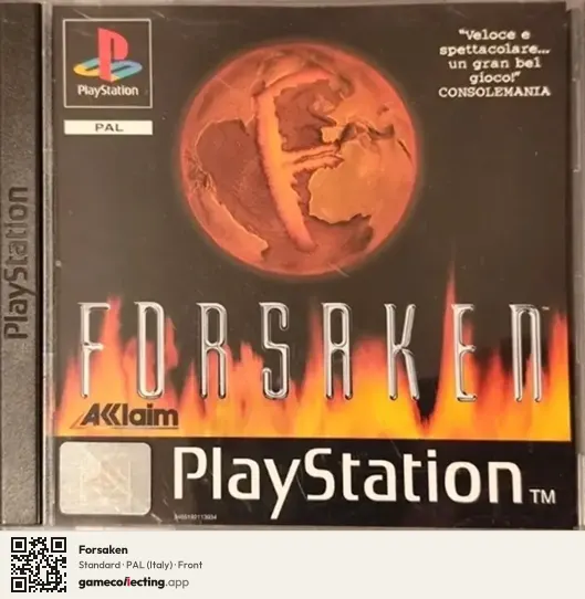 Forsaken PlayStation, Italy box front