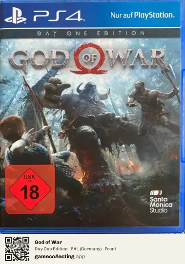 God of War PlayStation 4, Germany box front