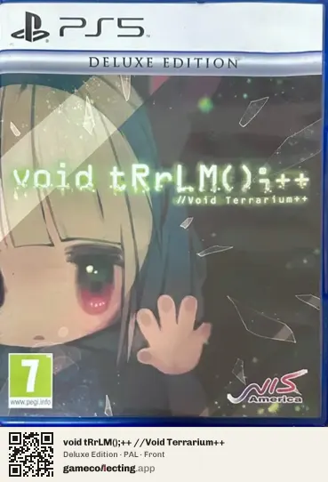 void tRrLM();++ //Void Terrarium++ PlayStation 5, PAL box front