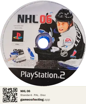 NHL 06 PlayStation 2, PAL disc