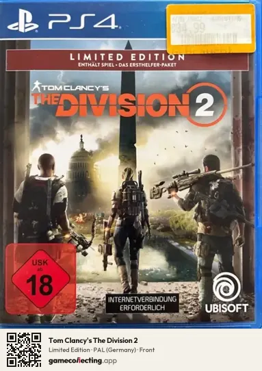 Tom Clancy's The Division 2 PlayStation 4, Germany box front