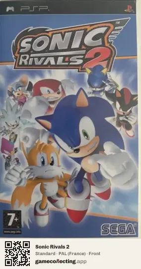 Sonic Rivals 2 PlayStation Portable, France box front