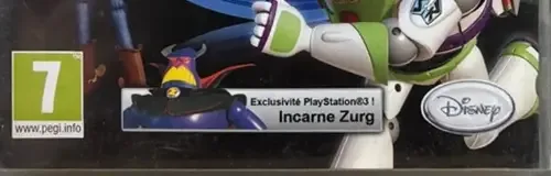 Toy Story 3: The Video Game, the PEGI square on its front